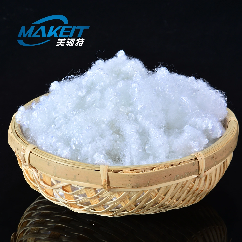 15D 100% Pet Materials White Polyester Staple Fiber Made in China